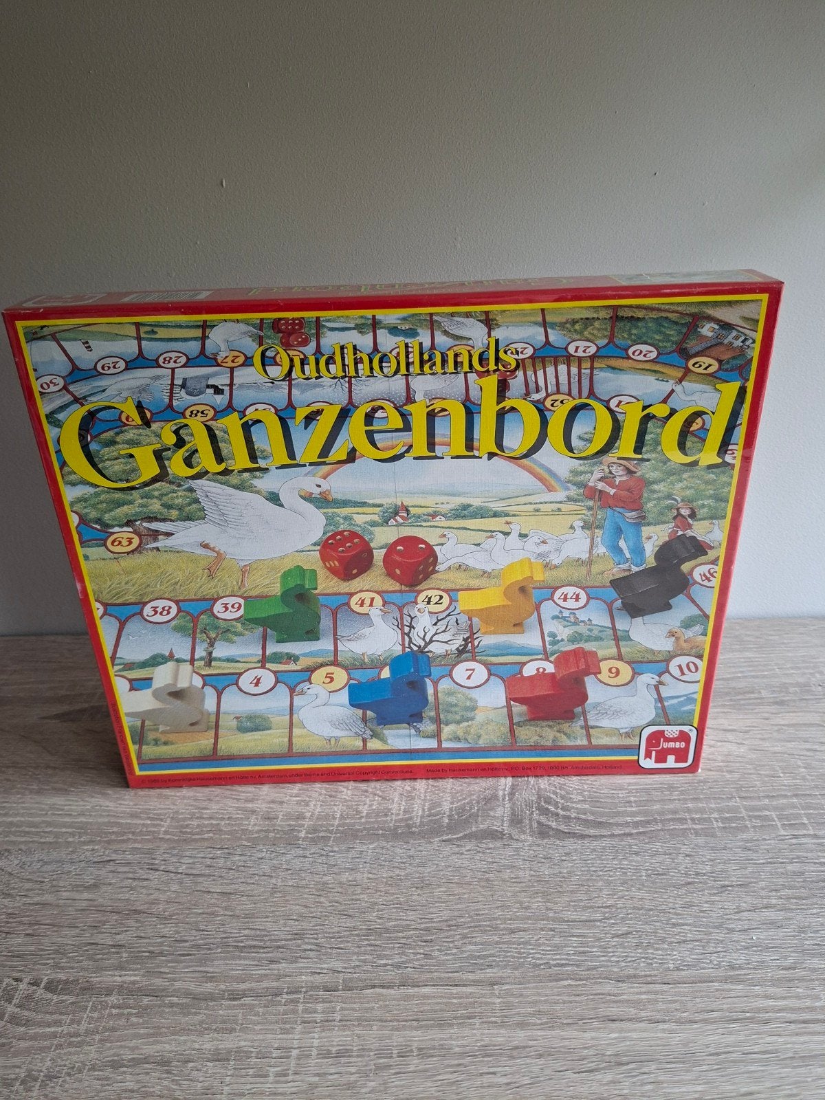 Oud Hollands Ganzenbord - Jumbo, Drie of vier spelers, Ophalen of Verzenden, Zo goed als nieuw, Jumbo