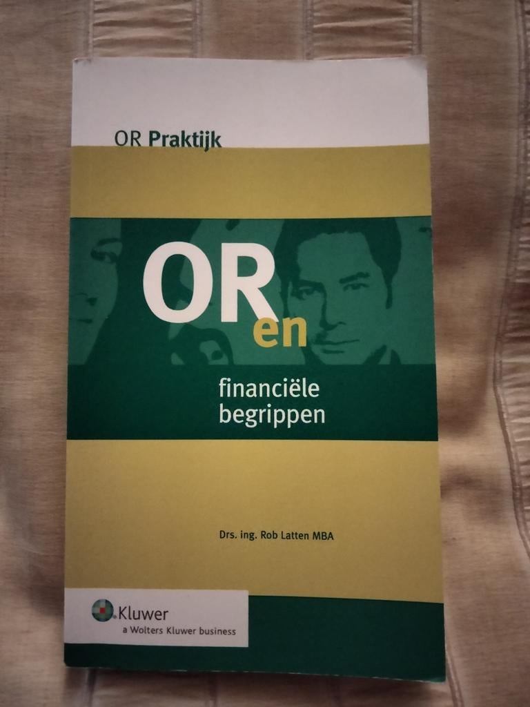 Rob Latten - OR en financiële begrippen, Ophalen of Verzenden, Zo goed als nieuw, Rob Latten