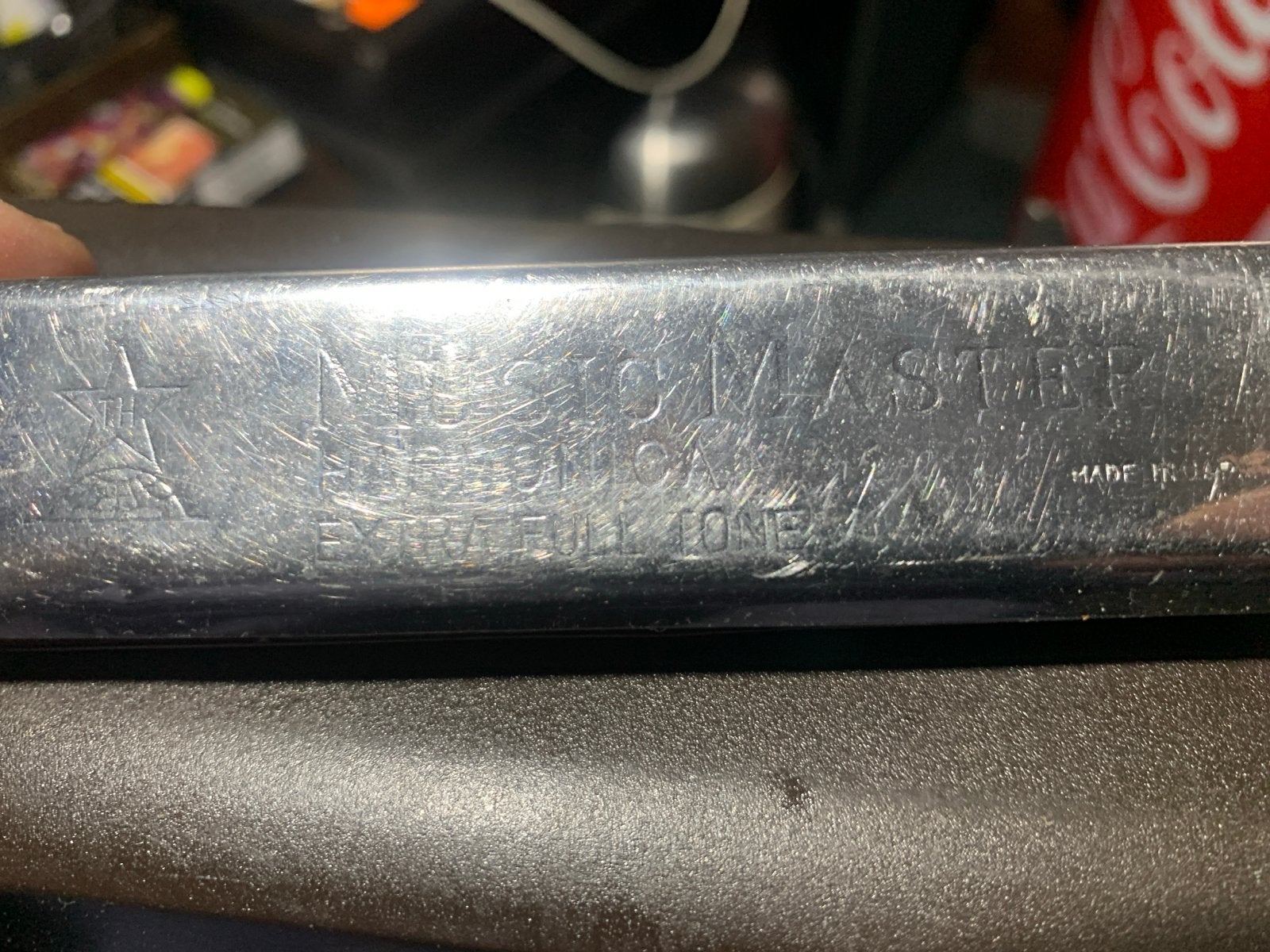 Hohner Music MASTER HARMONICA EXTRA FULL TONE REAR ONE, Ophalen of Verzenden, Gebruikt, Diatonisch, Overige typen