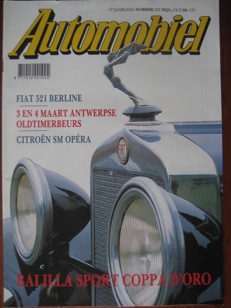 Het Automobiel 117 500 cabrio, Citroën SM Opéra, Fiat Dino, Boeken, Auto's | Folders en Tijdschriften, Ophalen of Verzenden, Nieuw