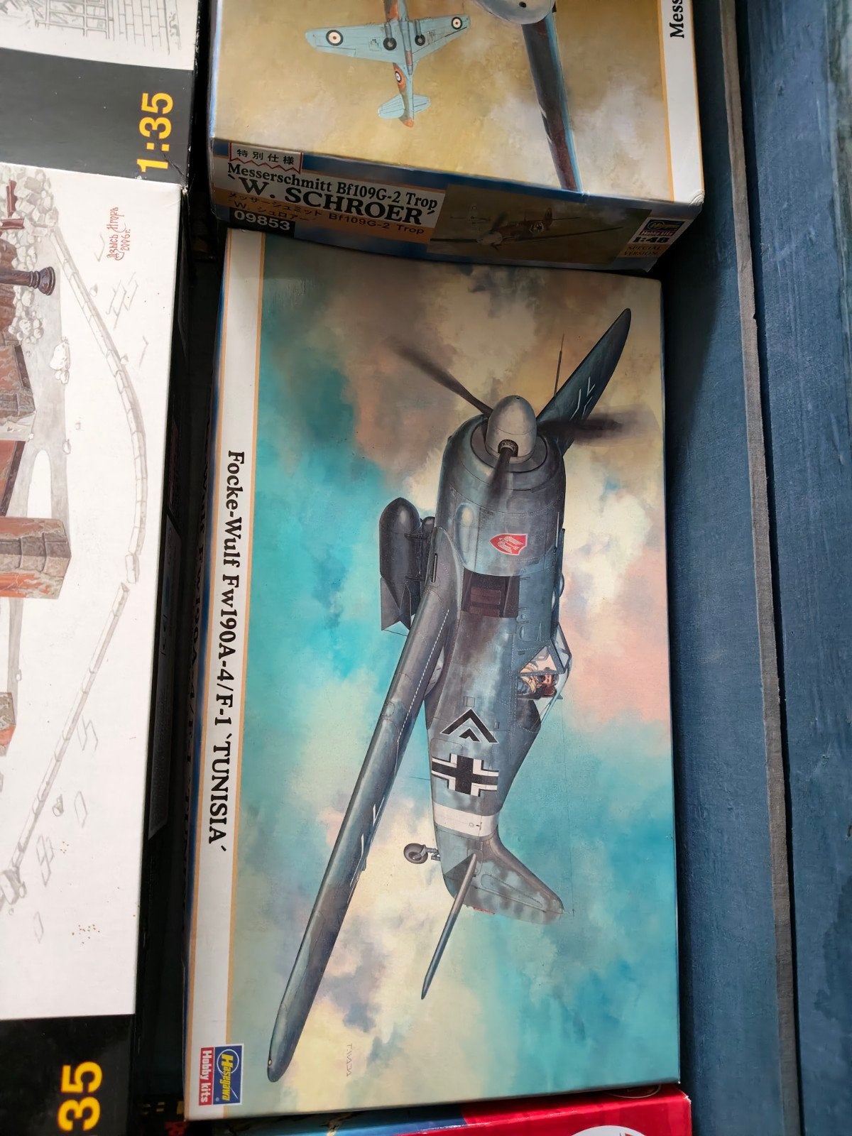 Hasegawa Focke-Wulf Fw190A-4/F-1 'TUNISIA' modelbouw, Overige merken, Nieuw, Ophalen of Verzenden, Groter dan 1:72