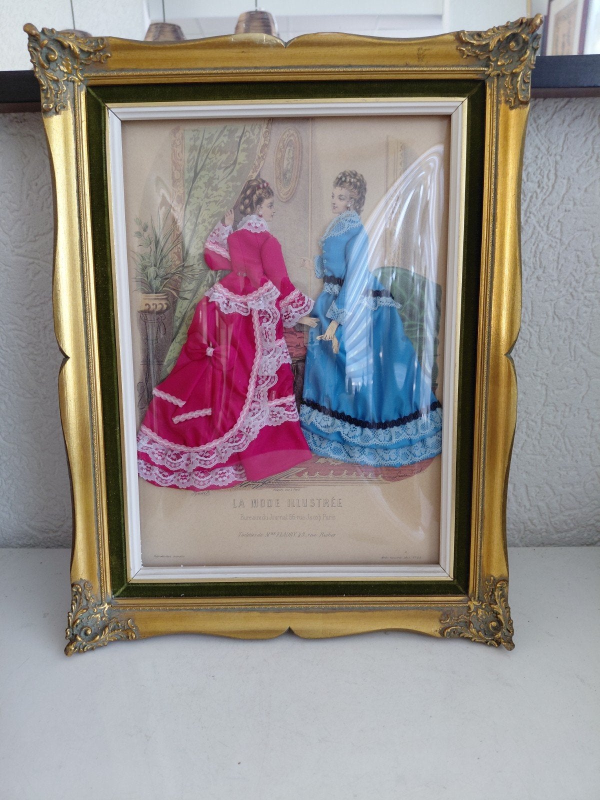 Modekader la mode illustrée, Antiek en Kunst, Curiosa en Brocante, Ophalen of Verzenden