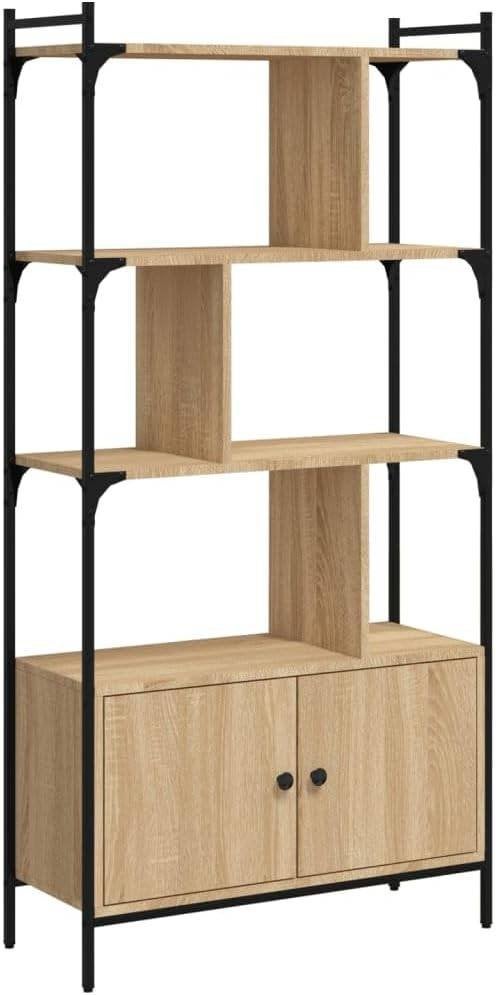 vidaXL boekenkast met deuren, Gebruikt, 50 tot 100 cm, 3 of 4 laden, 150 tot 200 cm
