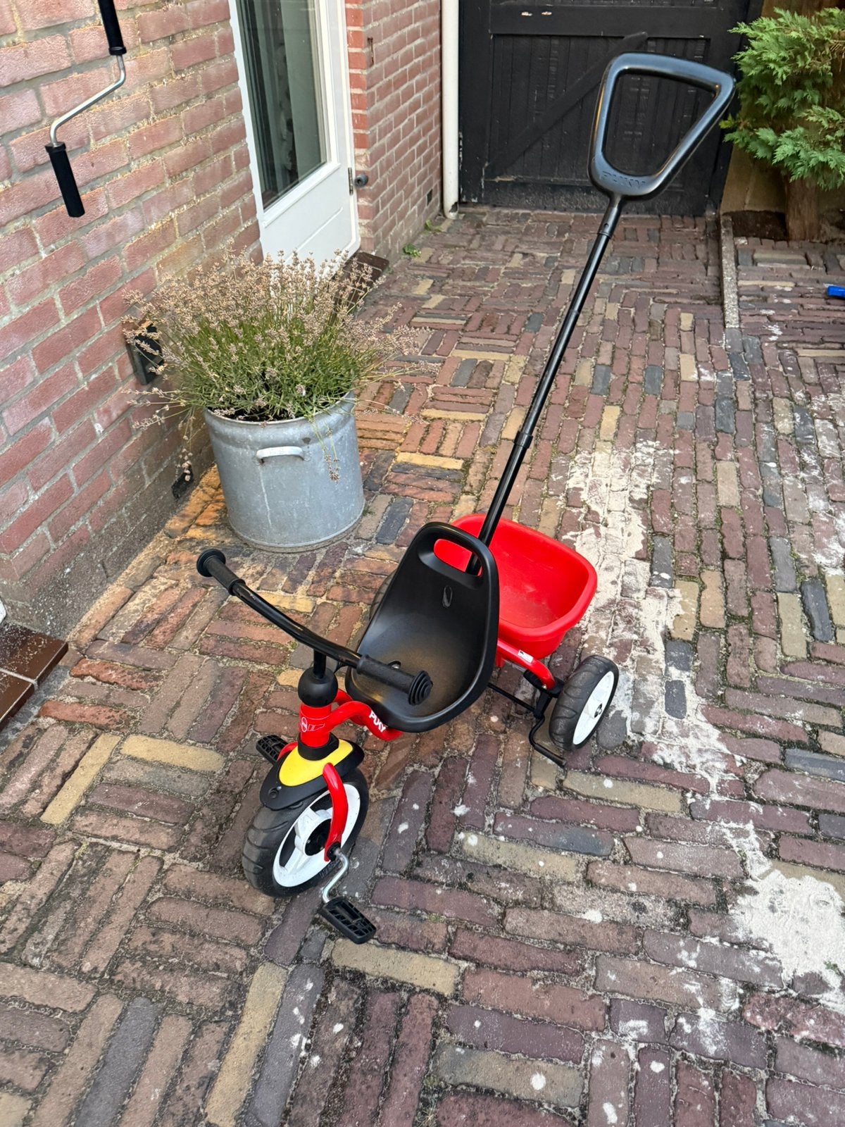 Pukyfiets driewieler, Ophalen, Zo goed als nieuw, Puky, Verstelbare zitting