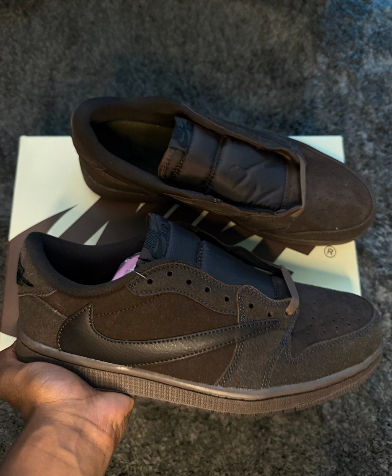 Nike Air Jordan 1 Low Travis Scott maat 42, Kleding | Heren, Schoenen, Ophalen of Verzenden, Nieuw, Bruin, Sneakers of Gympen