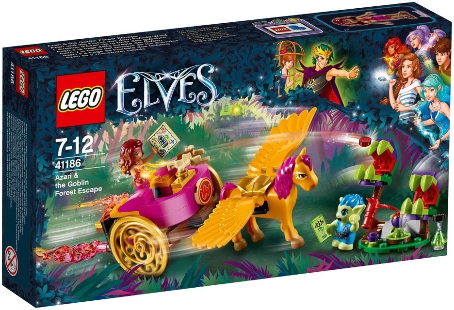 LEGO Elves 41186 Azari & de Ontsnapping uit het Goblinbos, Lego, Nieuw, Ophalen of Verzenden, Xx