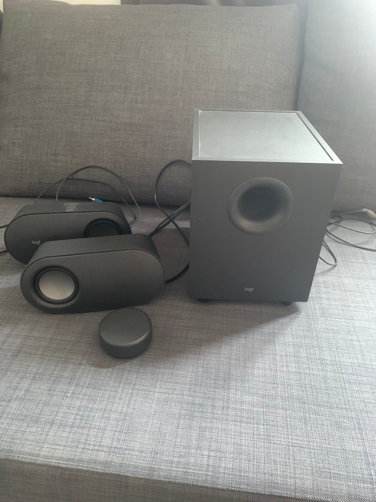 Logitech Z407 bluetooth speaker, Computers en Software, Pc speakers, Ophalen, Gebruikt, Audiokanaal 2.1