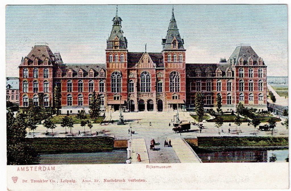 Amsterdam 1905. Het Rijksmuseum., Ophalen of Verzenden, Voor 1920, Ongelopen, Noord-Holland