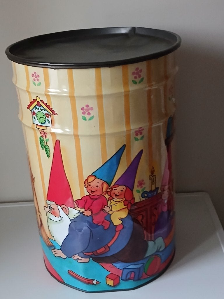 Grote Vintage David De Kabouter Ton, Ophalen of Verzenden, Gebruikt