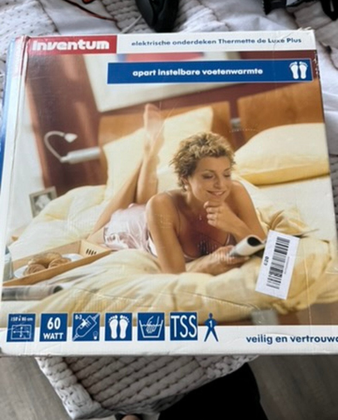 Elektrisch deken een persoons, Eenpersoons, Wit, Nieuw, Ophalen of Verzenden