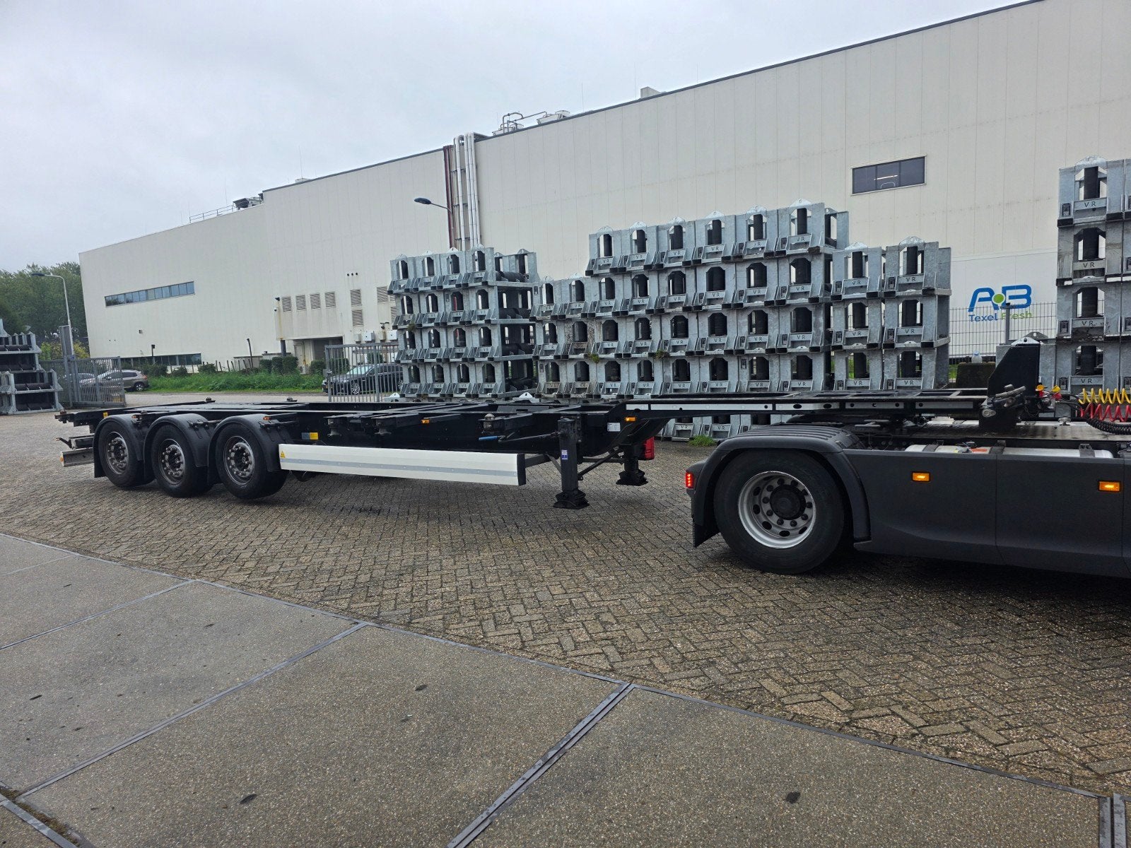 Krone Boxliner 2023 20/40/45 ft, Auto's, Zwart, Bedrijf, Aanhangers en Opleggers, Te koop
