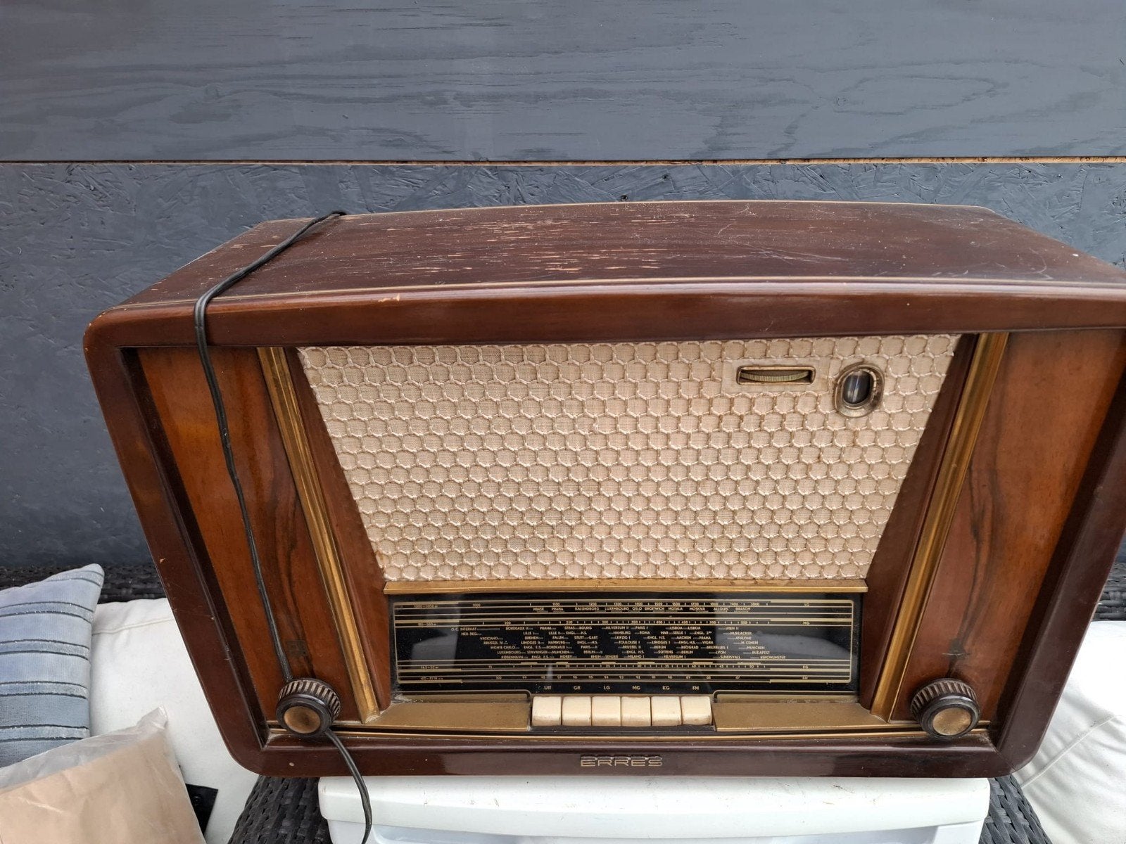 Buizenradio Erres werkt niet / voor reparateur of hobbyist, Ophalen of Verzenden