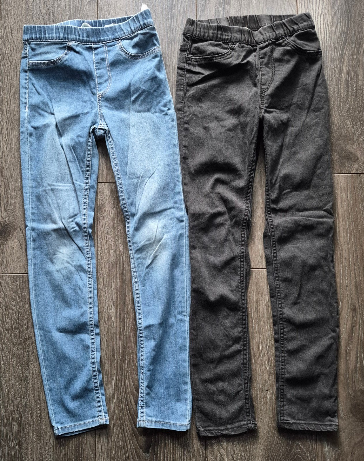 H&M jeggings spijkerstof 128, Kinderen en Baby's, Kinderkleding | Maat 128, Broek, Meisje, H&M, Ophalen of Verzenden
