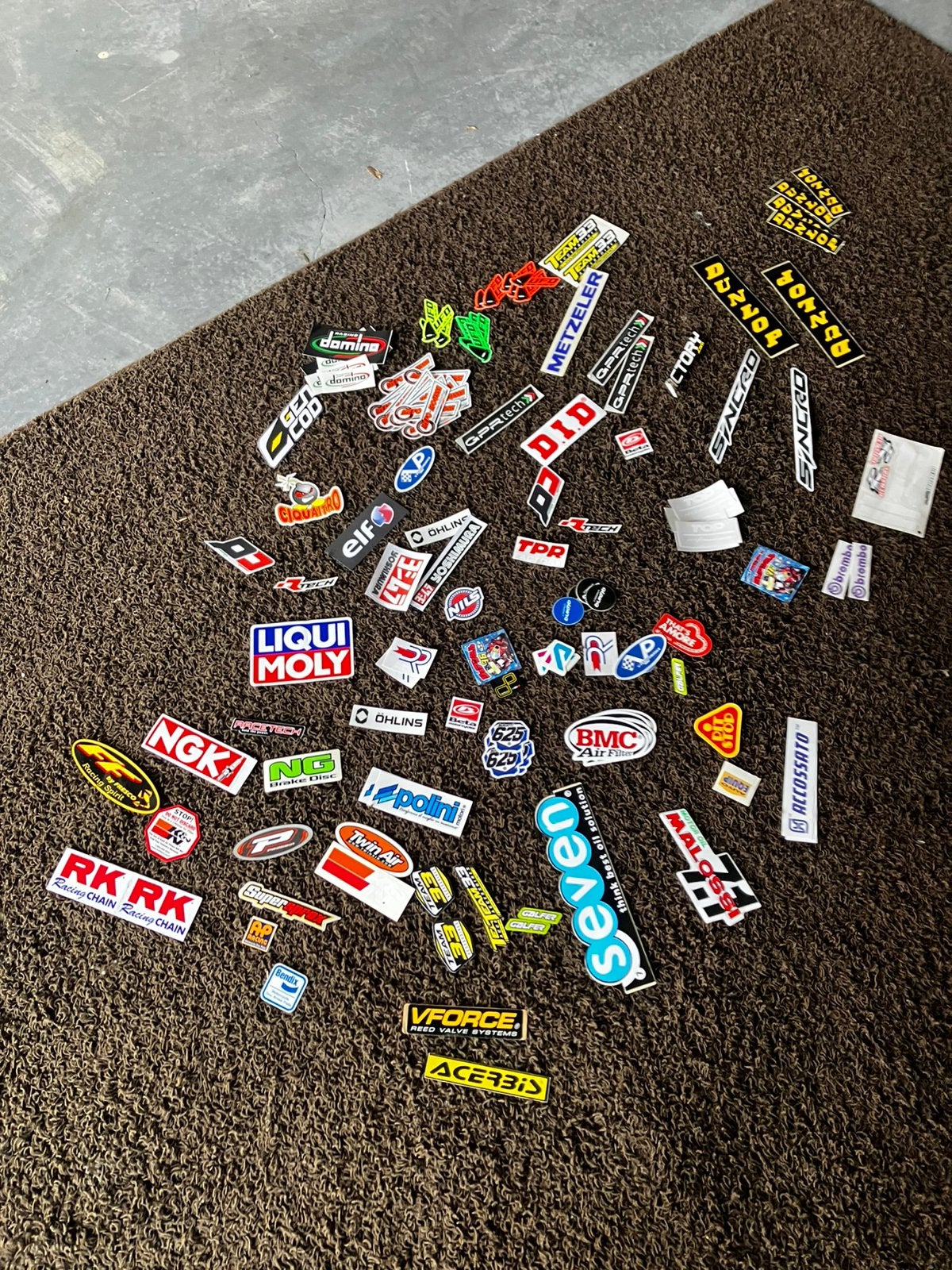 Verzameling Motor stickers, Ophalen of Verzenden, Zo goed als nieuw