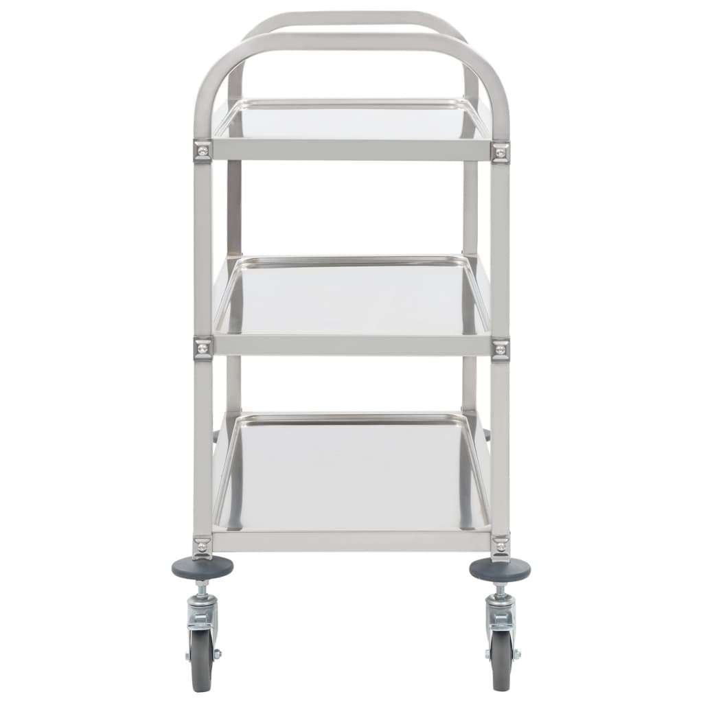 Keukentrolley trolley serveerwagen 3 etages GRATIS BEZORGD!, Overige typen, Verzenden, Metaal, Nvt