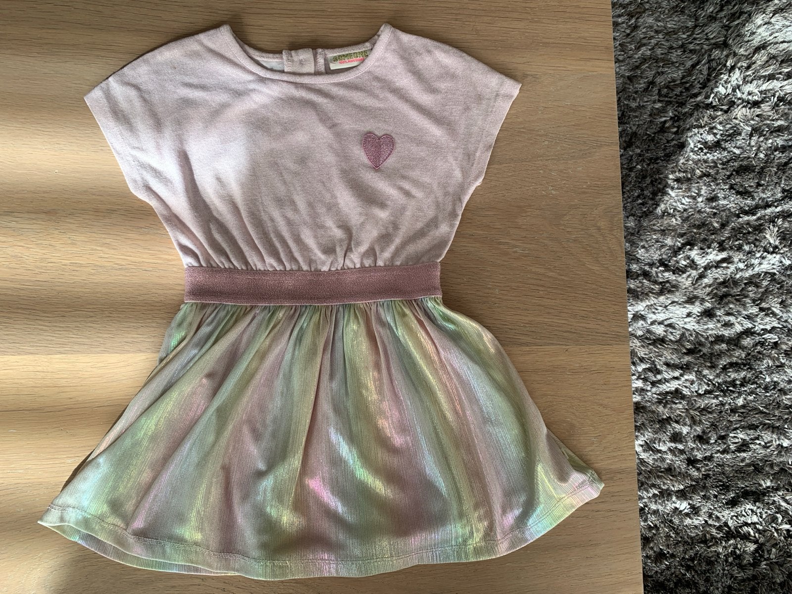 Someone Jurk met Glitters en Regenboogrok Maat 104, Ophalen of Verzenden, Zo goed als nieuw, Meisje, Jurk of Rok