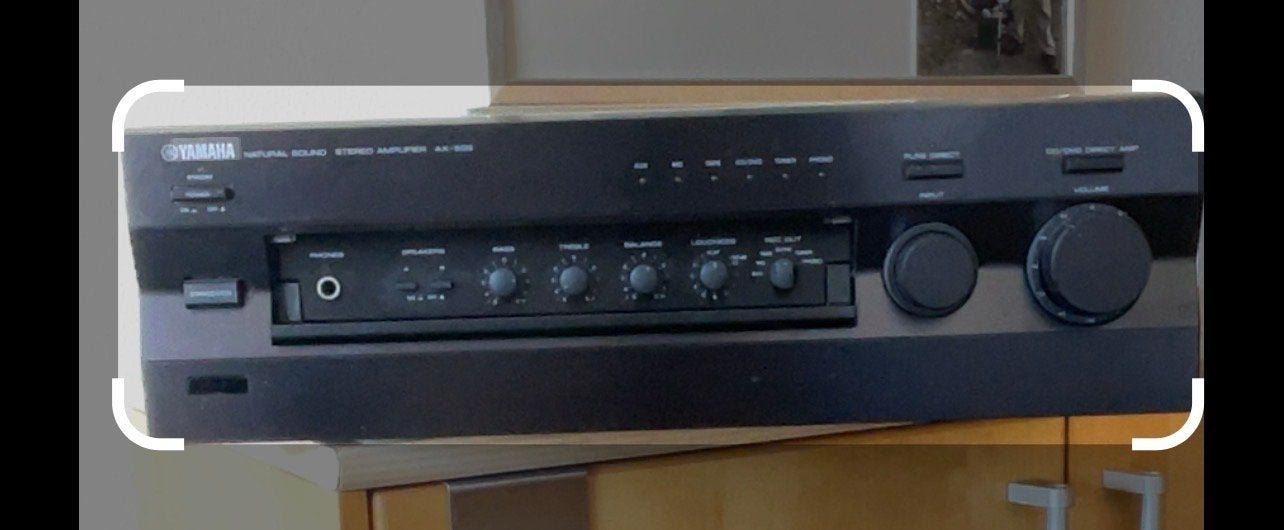 Yamaha AX-500 Natural Sound Stereo Versterker, Ophalen, Gebruikt, Yamaha, 60 tot 120 watt