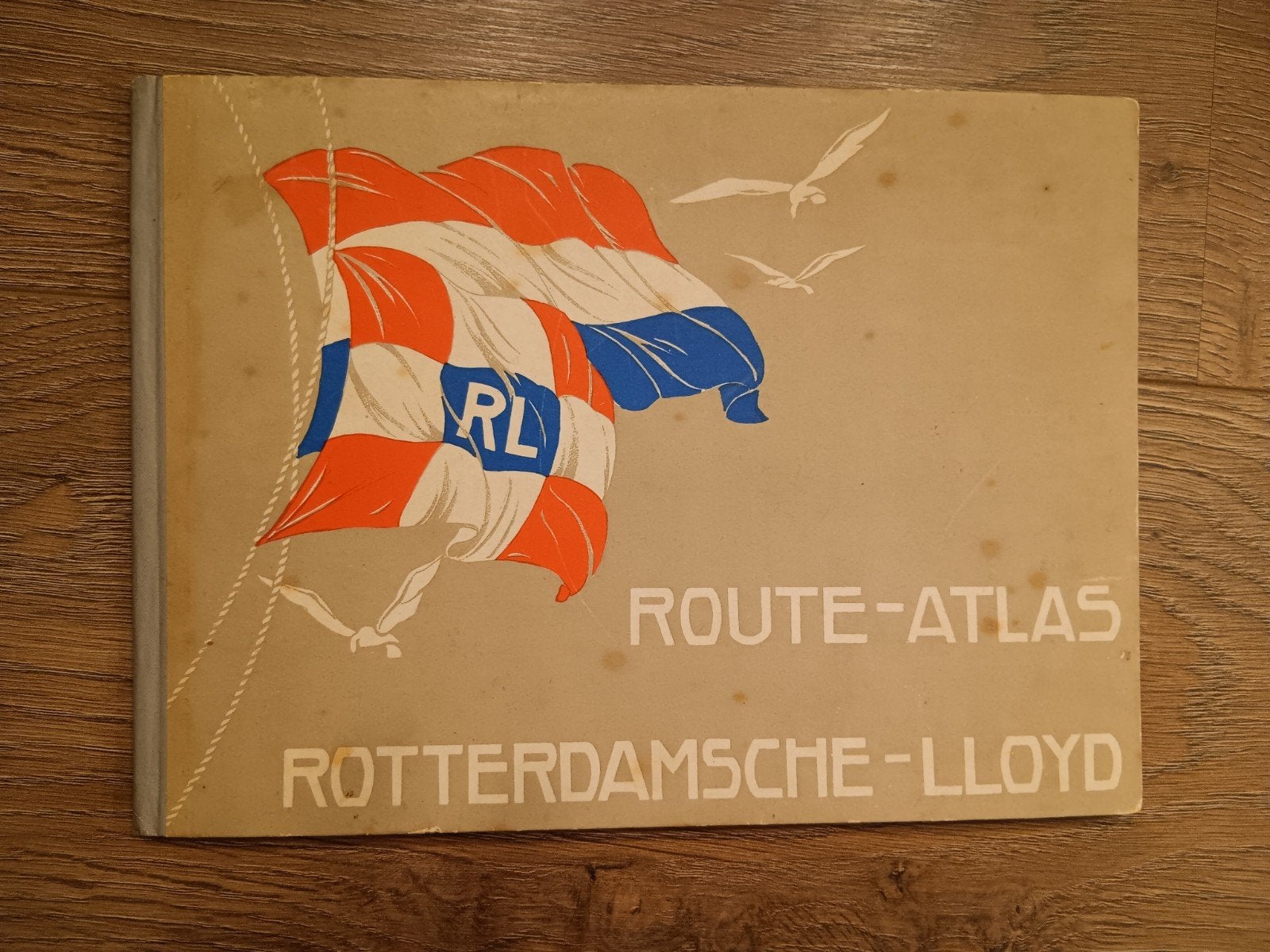 Route Atlas Rotterdamsche Lloyd, Ophalen of Verzenden, Overige soorten, Nederland, Boek of Tijdschrift