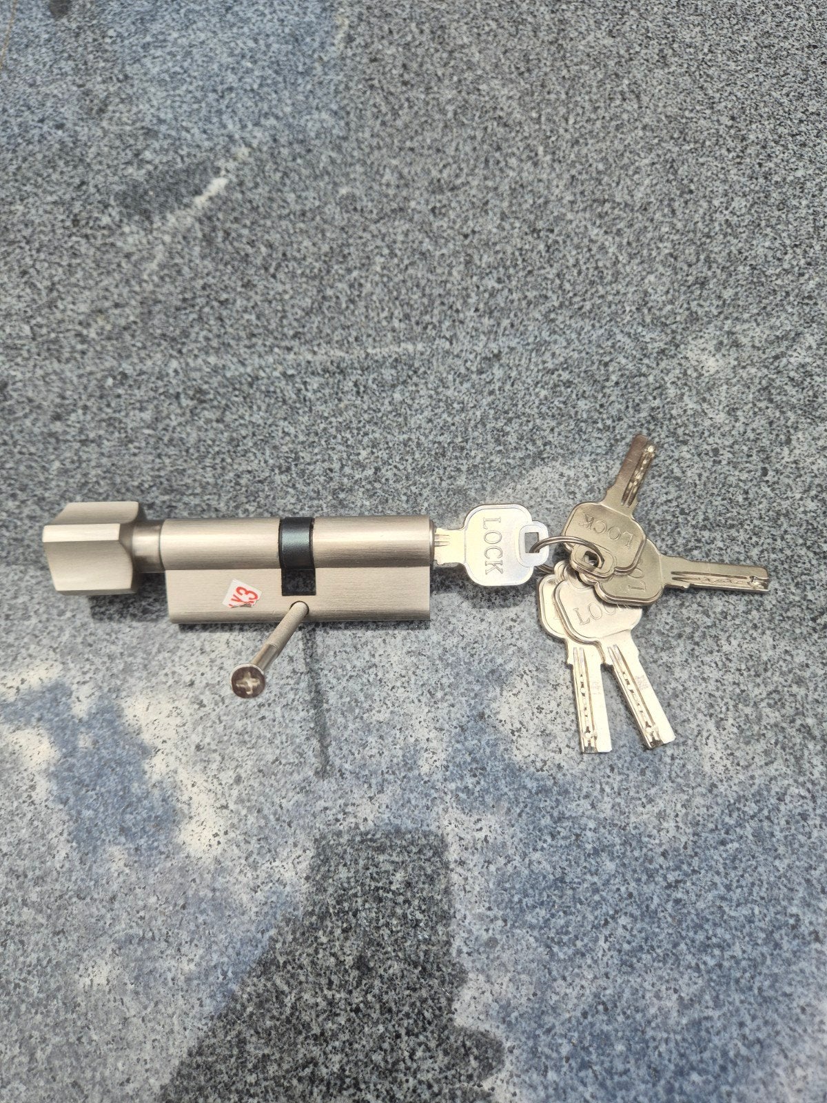 Cilindersloten met knop te koop., Ophalen, Nieuw, Rvs, Slot