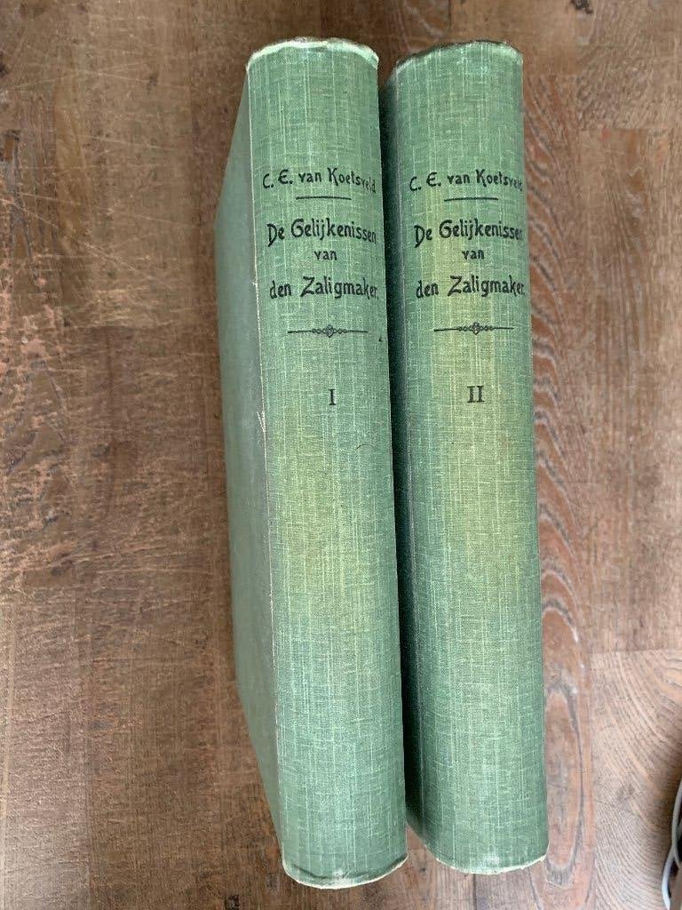 Koetsveld Gelijkenissen van den zaligmaker 2 delen ca 1890, Ophalen of Verzenden