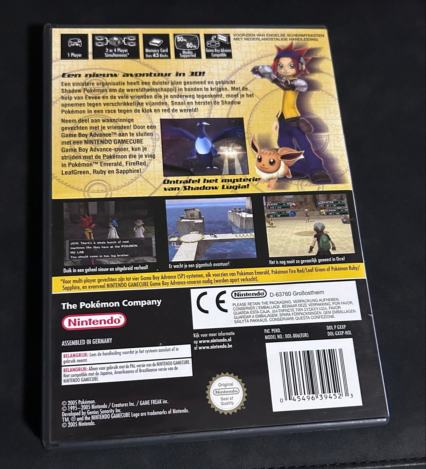 Pokémon XD: Gale of Darkness, Pokemon Gameboy games oud, Spelcomputers en Games, Gebruikt, 1 speler, Ophalen of Verzenden, Role Playing Game (Rpg)