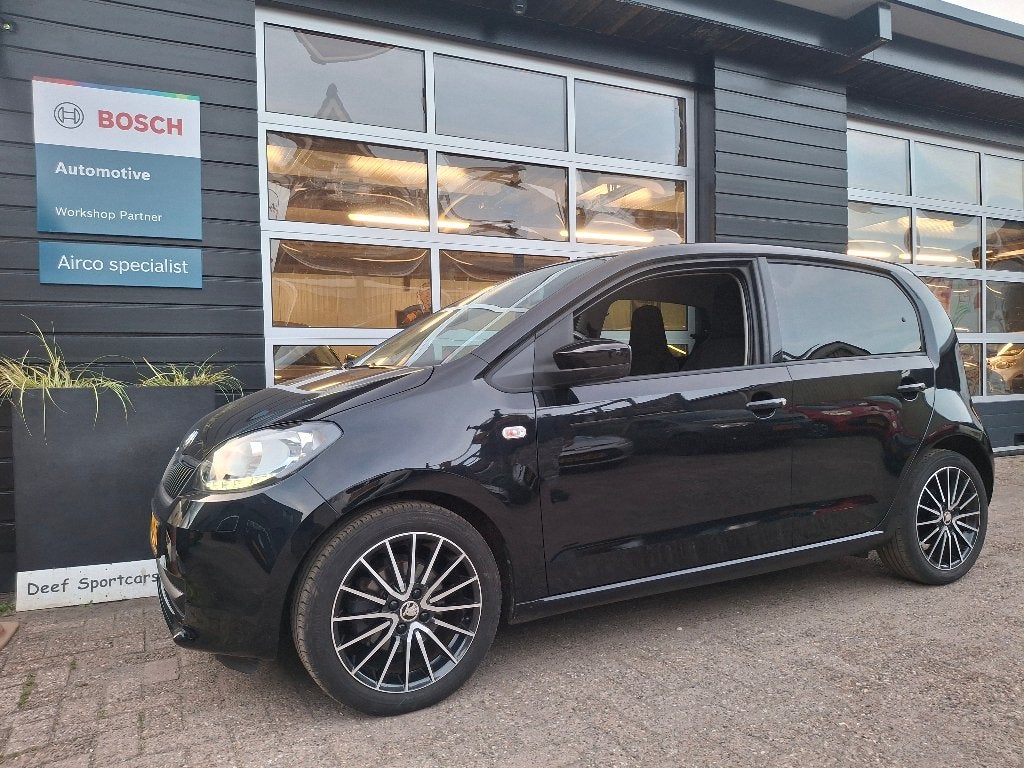 Skoda Citigo 1.0 greentech ambition, Auto's, Voorwielaandrijving, Stof, Zwart, 4 stoelen