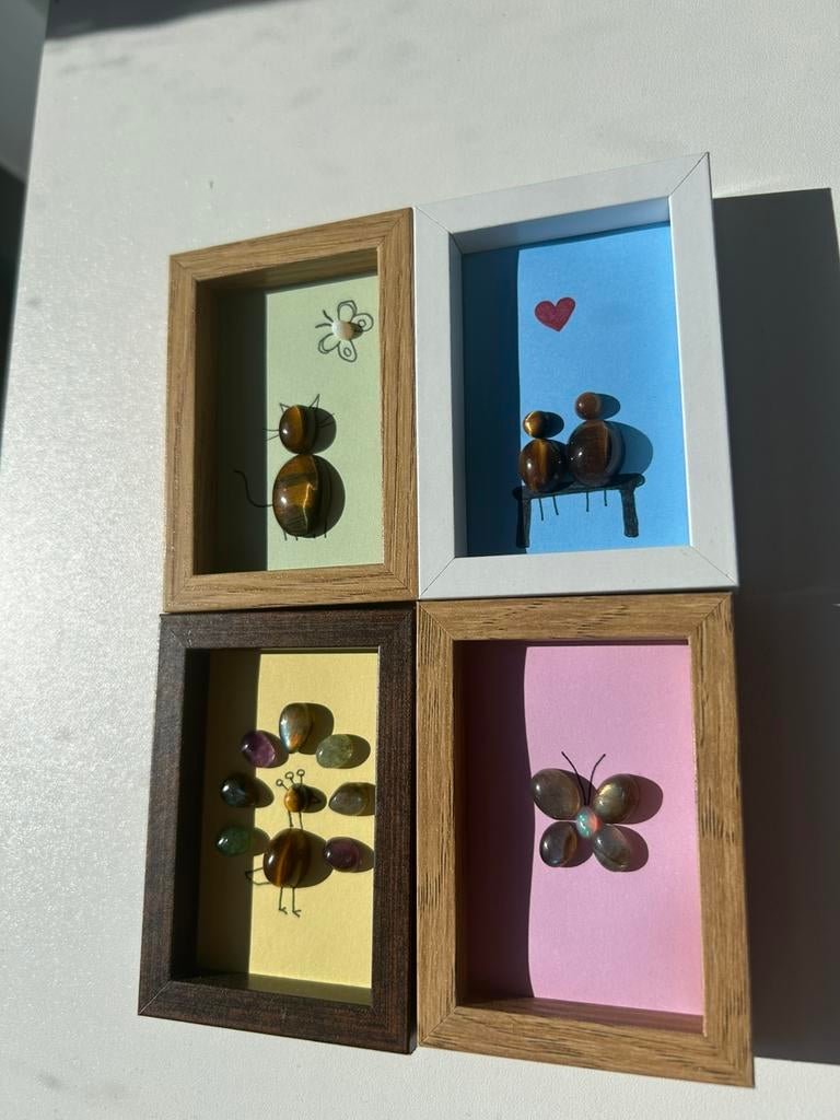 Edelstenen kunst, Ophalen of Verzenden, Zo goed als nieuw