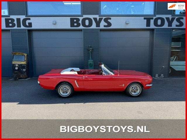 Ford USA Mustang 289 V8 Cabriolet, Auto's, Automaat, Cabriolet, Origineel Nederlands, Onderhoudsboekje