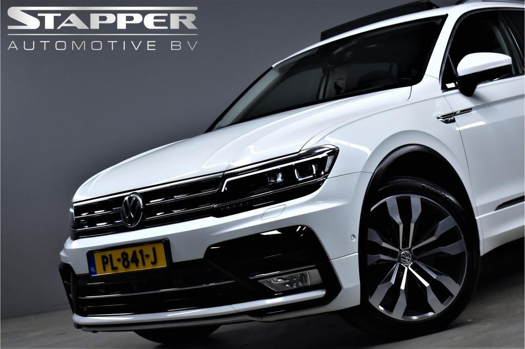 Volkswagen Tiguan 2.0 TSI 220pk Automaat 4Motion R-Line OrgN, Gebruikt, 4 cilinders, Wit, Origineel Nederlands