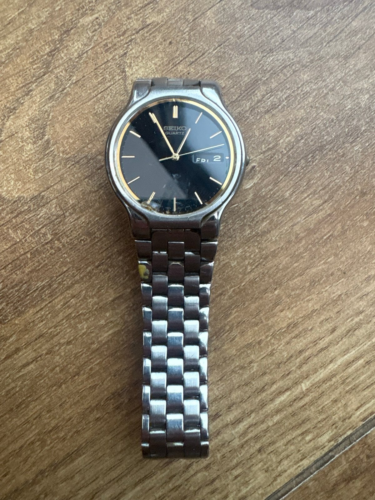 Vintage Seiko Quartz Horloge - Klassiek Design, Seiko, Gebruikt, Staal, Polshorloge