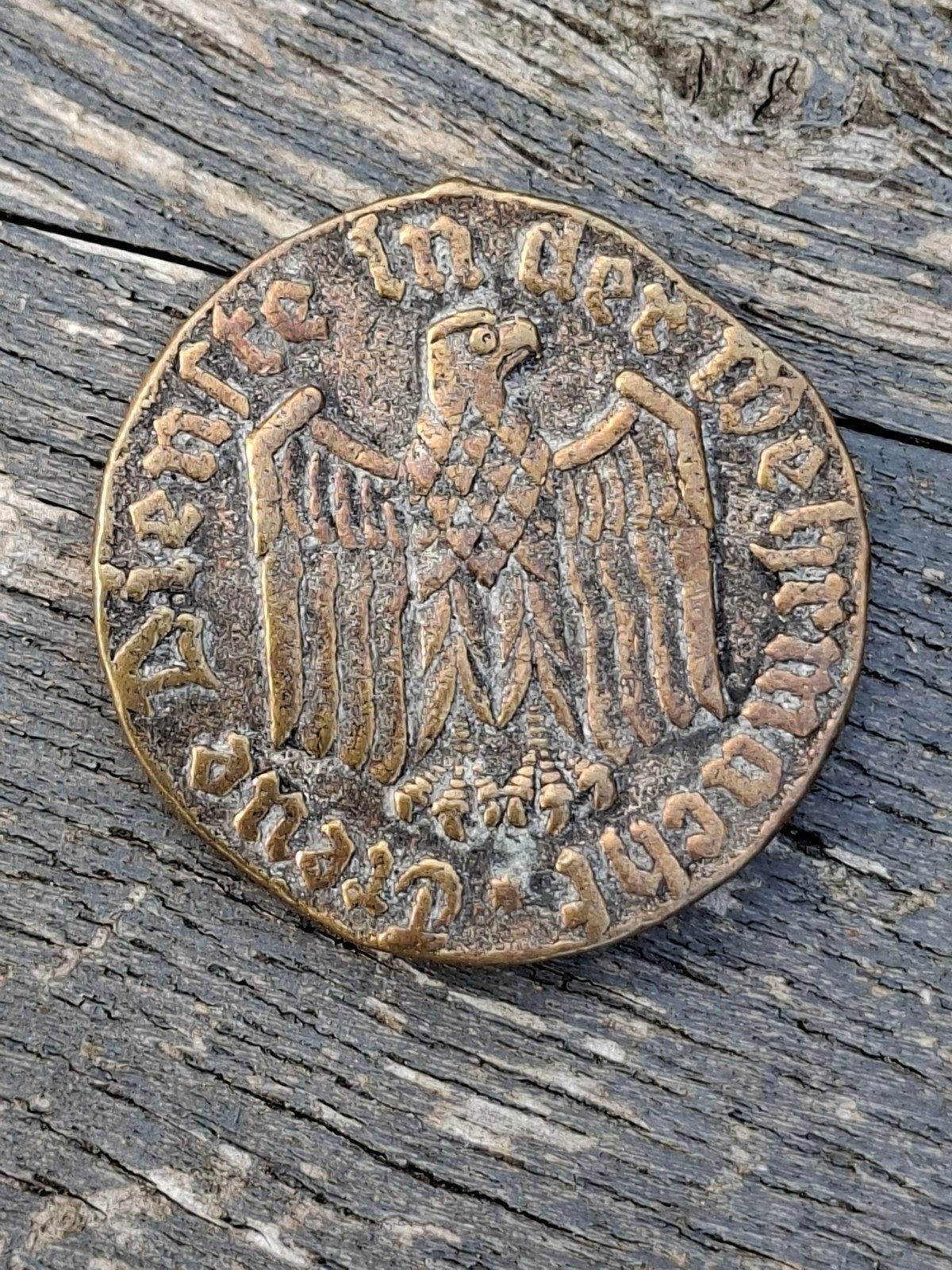 1957 model Wehrmacht 4 jaar trouwe dienst medaille Veteraan, Verzamelen, Ophalen of Verzenden, Landmacht, Duitsland, Lintje, Medaille of Wings