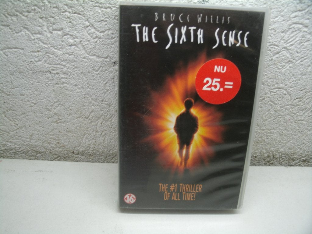 vhs 124b the sixth sense, Cd's en Dvd's, Vanaf 16 jaar, Ophalen of Verzenden, Zo goed als nieuw, Actie en Avontuur