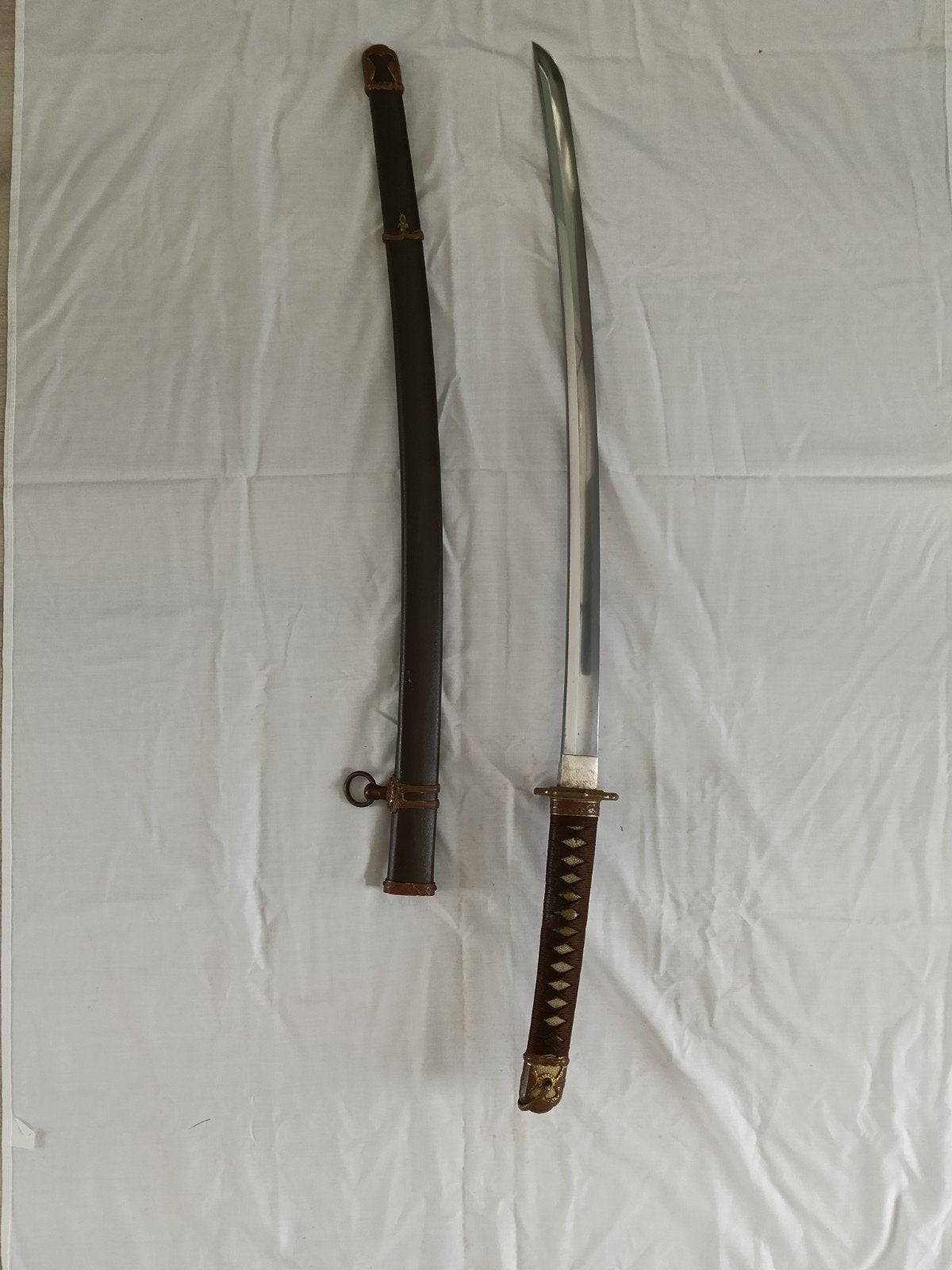 Authentieke WW2 Japanse Shin Gunto Type 98, katana., Ophalen of Verzenden, Landmacht, Azië, Zwaard of Sabel