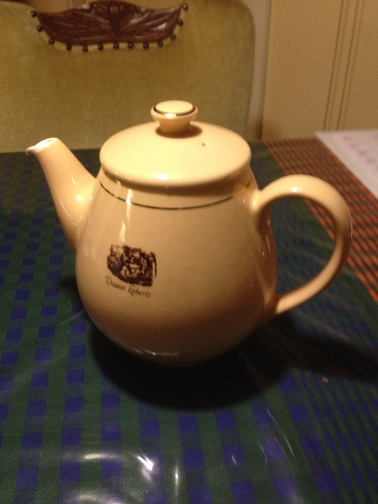 Douwe Egberts thee koffie pot, Antiek en Kunst, Ophalen of Verzenden