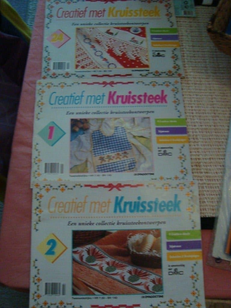 Creatief met kruissteek, Hobby en Vrije tijd, Ophalen of Verzenden, Zo goed als nieuw, Handborduren, Patroon