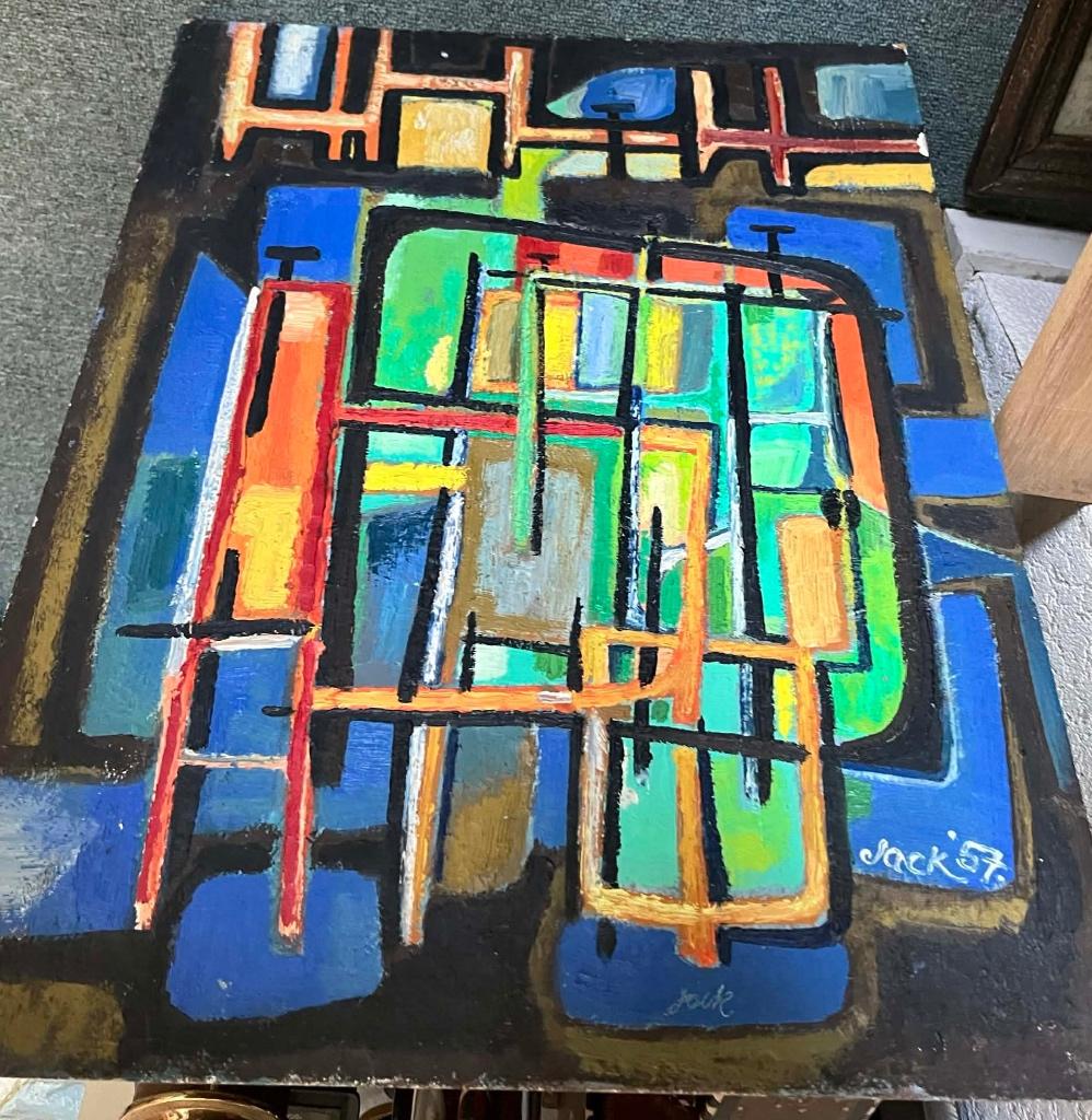 Schilderij jack harden, Antiek en Kunst, Ophalen