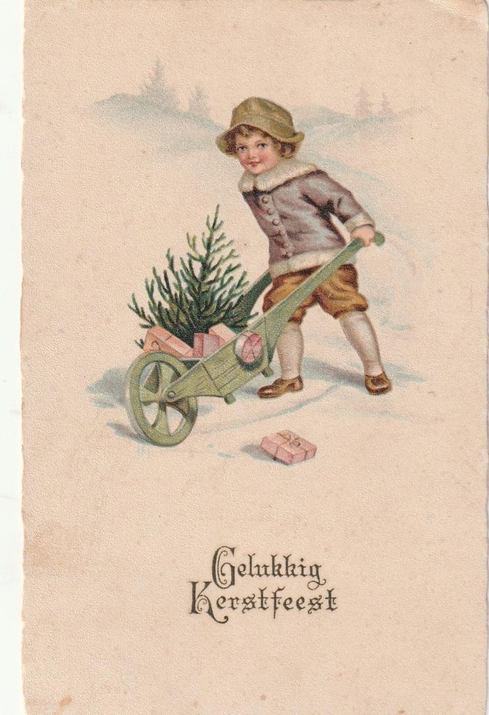 nieuwjaarskaart, Verzenden, Voor 1920, Sterren en Beroemdheden
