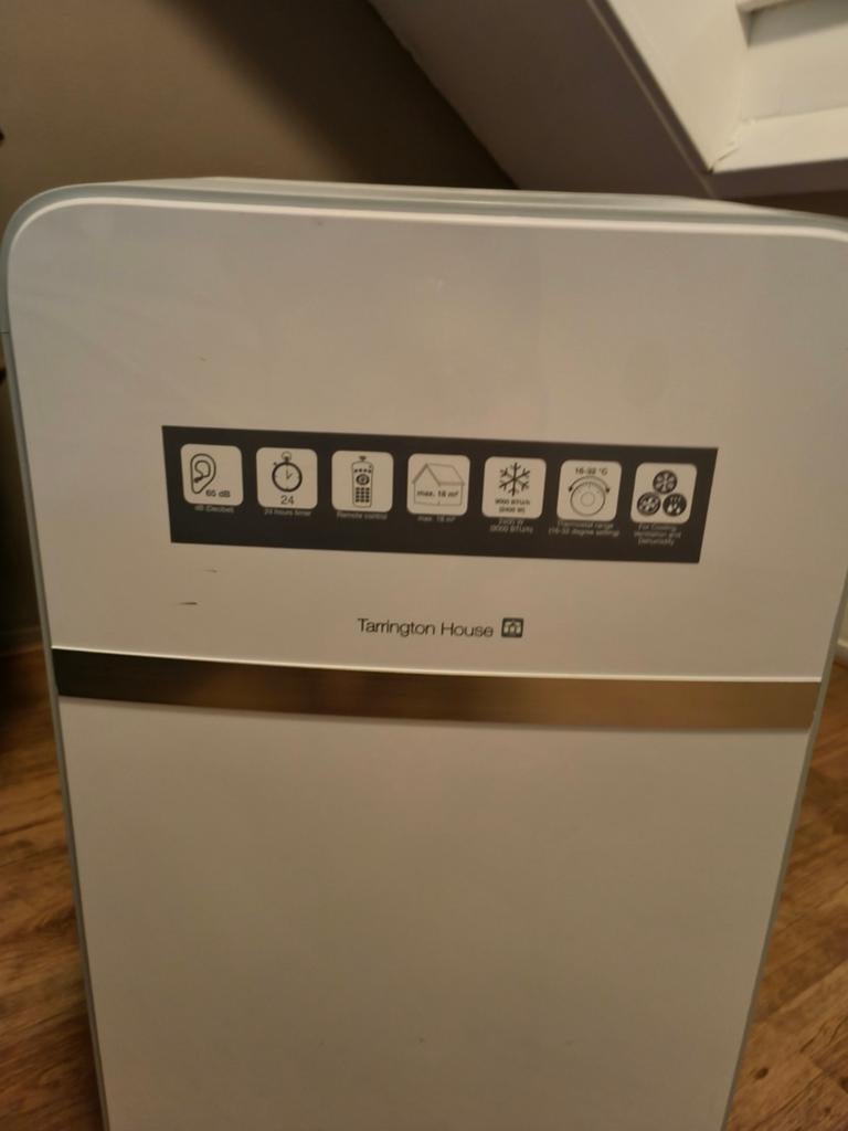 Tarrington House Mobiele Airco 9000 BTU, Witgoed en Apparatuur, Gebruikt, Minder dan 60 m³, Timer, Ophalen of Verzenden