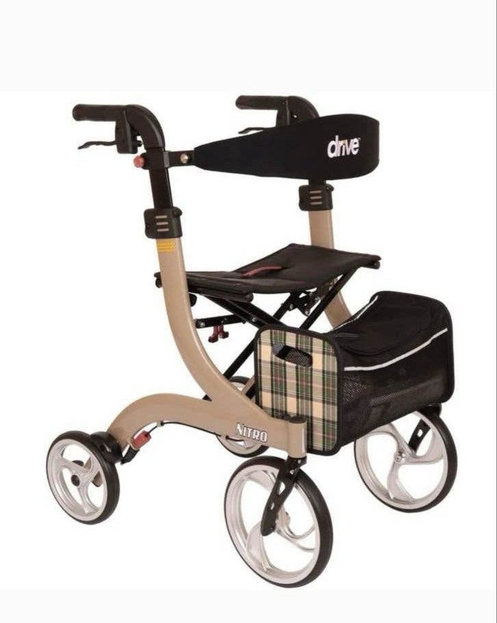rollator Drive Nitro S, Diversen, Rollators, Ophalen of Verzenden, Lichtgewicht, Zo goed als nieuw