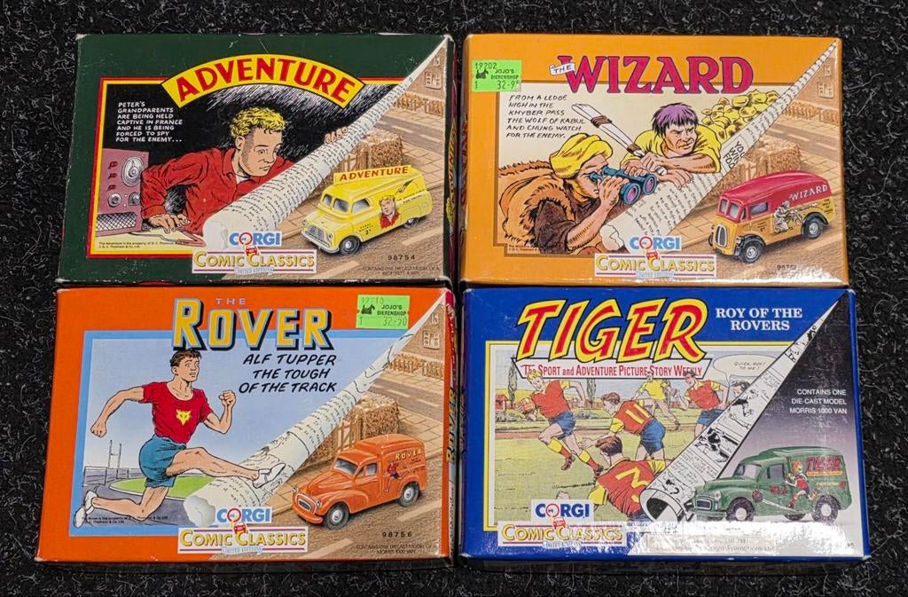 Corgi Toys Wizzard Rover Tiger Adventure Comic Book Car Set, Ophalen of Verzenden, Nieuw, Auto, Corgi