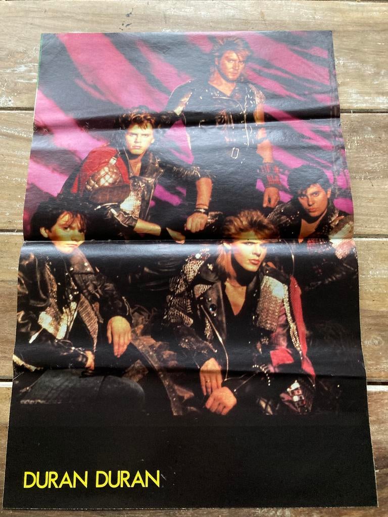 A3 Poster DURAN DURAN, Ophalen of Verzenden, Zo goed als nieuw, A1 t/m A3, Muziek