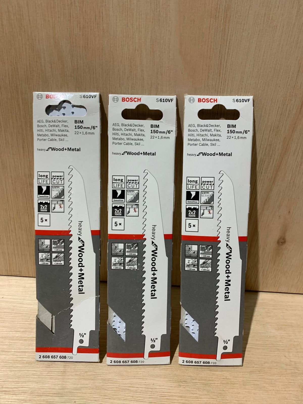 Bosch S610VF reciprozaagbladen - NIEUW -, Bosch, Nieuw, Ophalen of Verzenden, Bosch