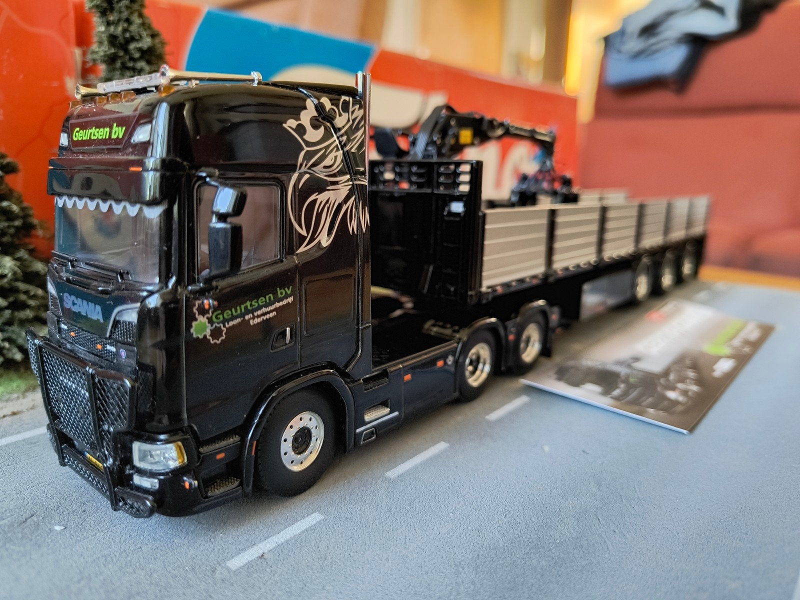 Wsi Scania Geurtsen, Ophalen of Verzenden, Zo goed als nieuw, Bus of Vrachtwagen, Wsi