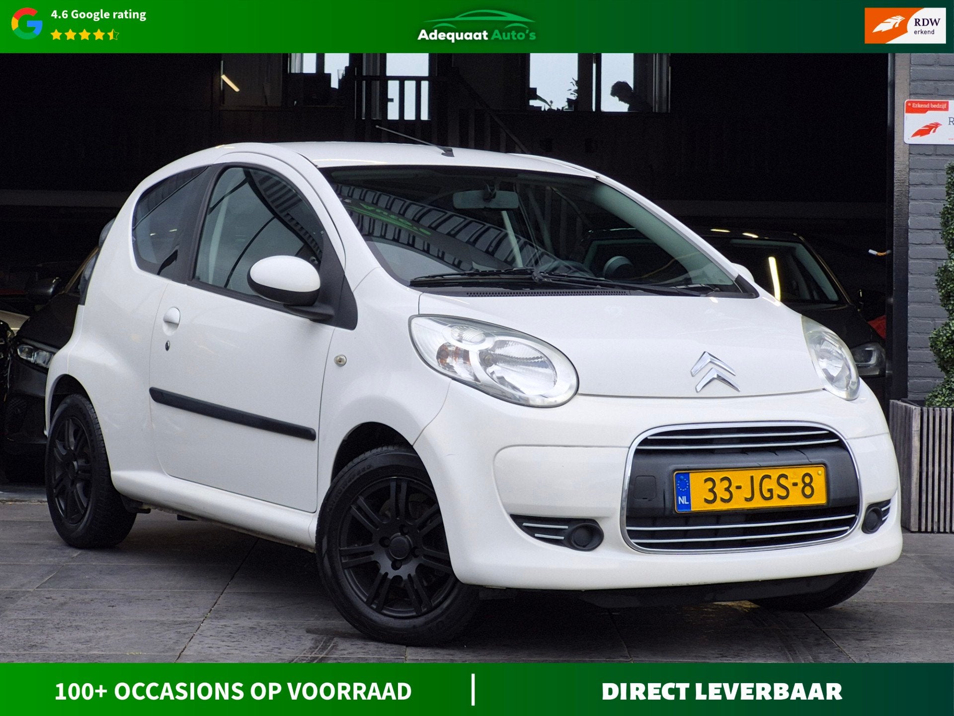 Citroen C1 1.0-12V Ambiance|Carplay|El.Ramen|APK|NAP, Auto's, Voorwielaandrijving, Stof, Gebruikt, Met garantie (alle)