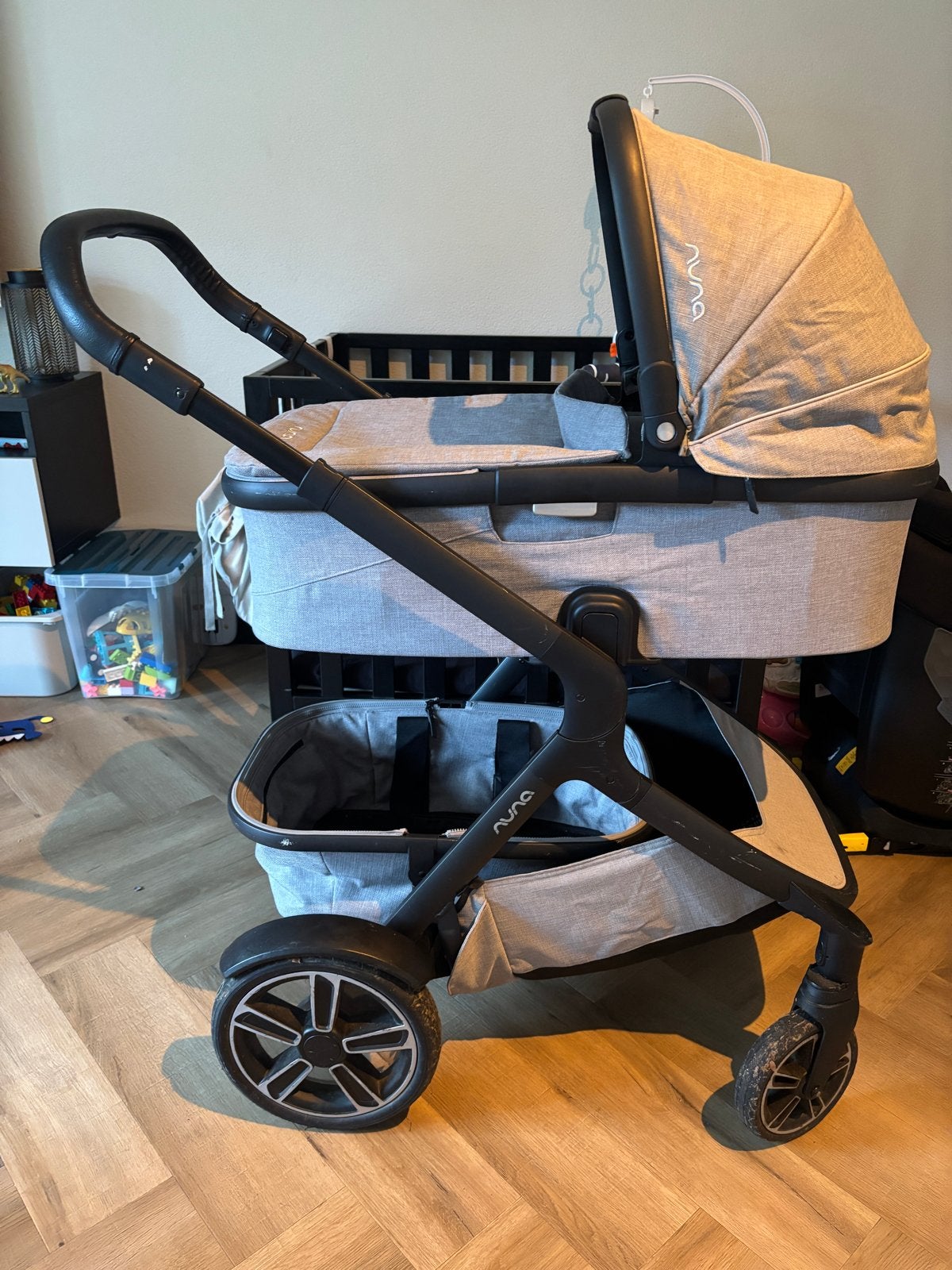 Nuna Demi Grow Kinderwagen met Reiswieg en Zitting, Gebruikt, Combiwagen, Met reiswieg, Ophalen