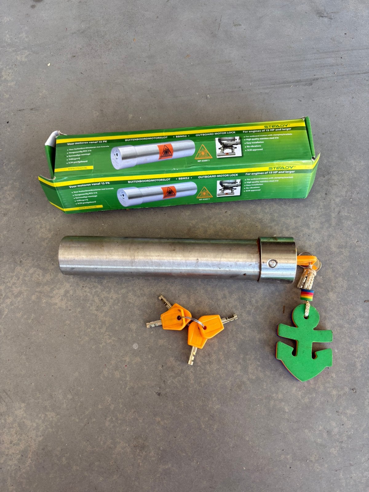 Steady buitenboord motorslot vanaf 15pk, Ophalen of Verzenden, Zo goed als nieuw, Motor en Techniek, Motorboot