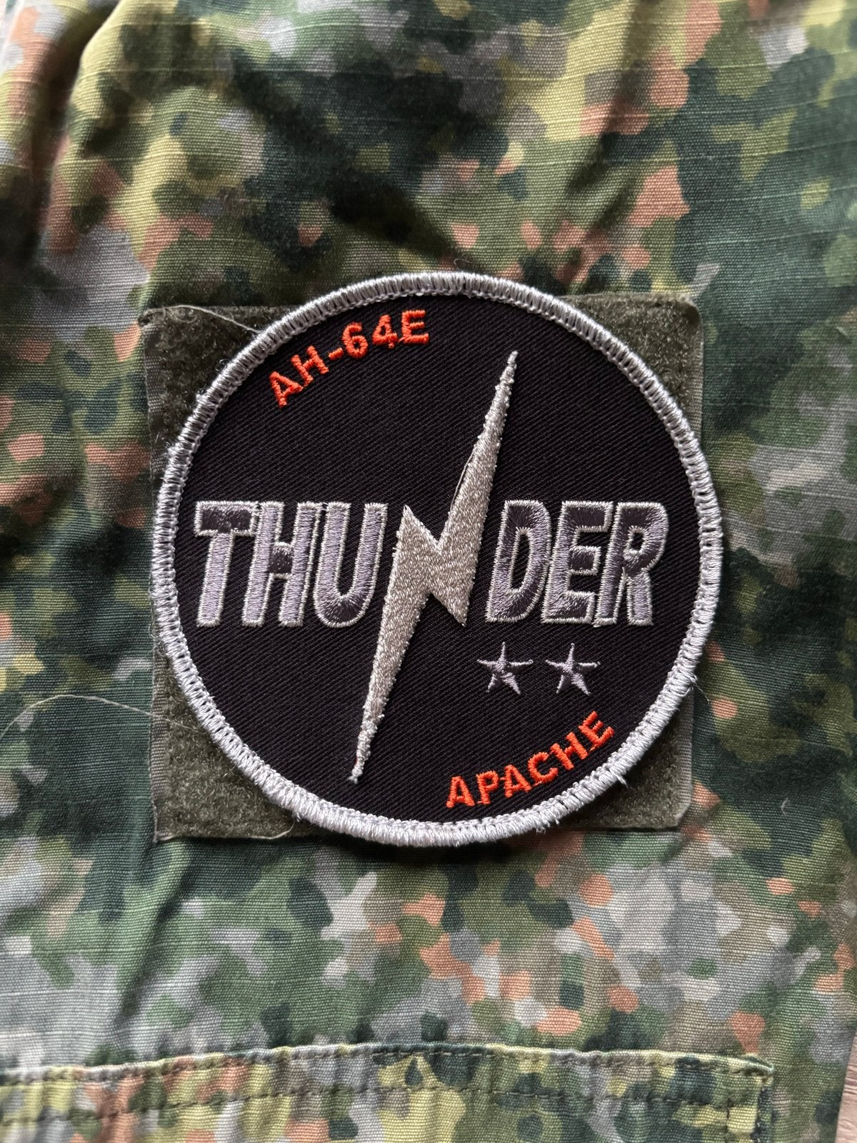 AH-64E  Thunder flight patch - 301 squadron, Ophalen of Verzenden, Luchtmacht, Overige gebieden, Embleem of Badge