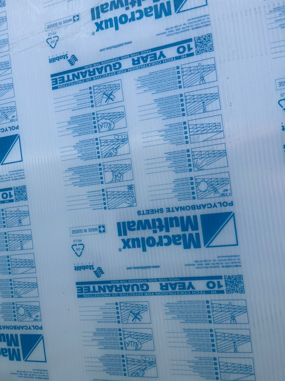Macrolux Multiwall Polycarbonaat Platen - Nieuw, Ophalen of Verzenden, Nieuw, Overige materialen, Minder dan 20 mm