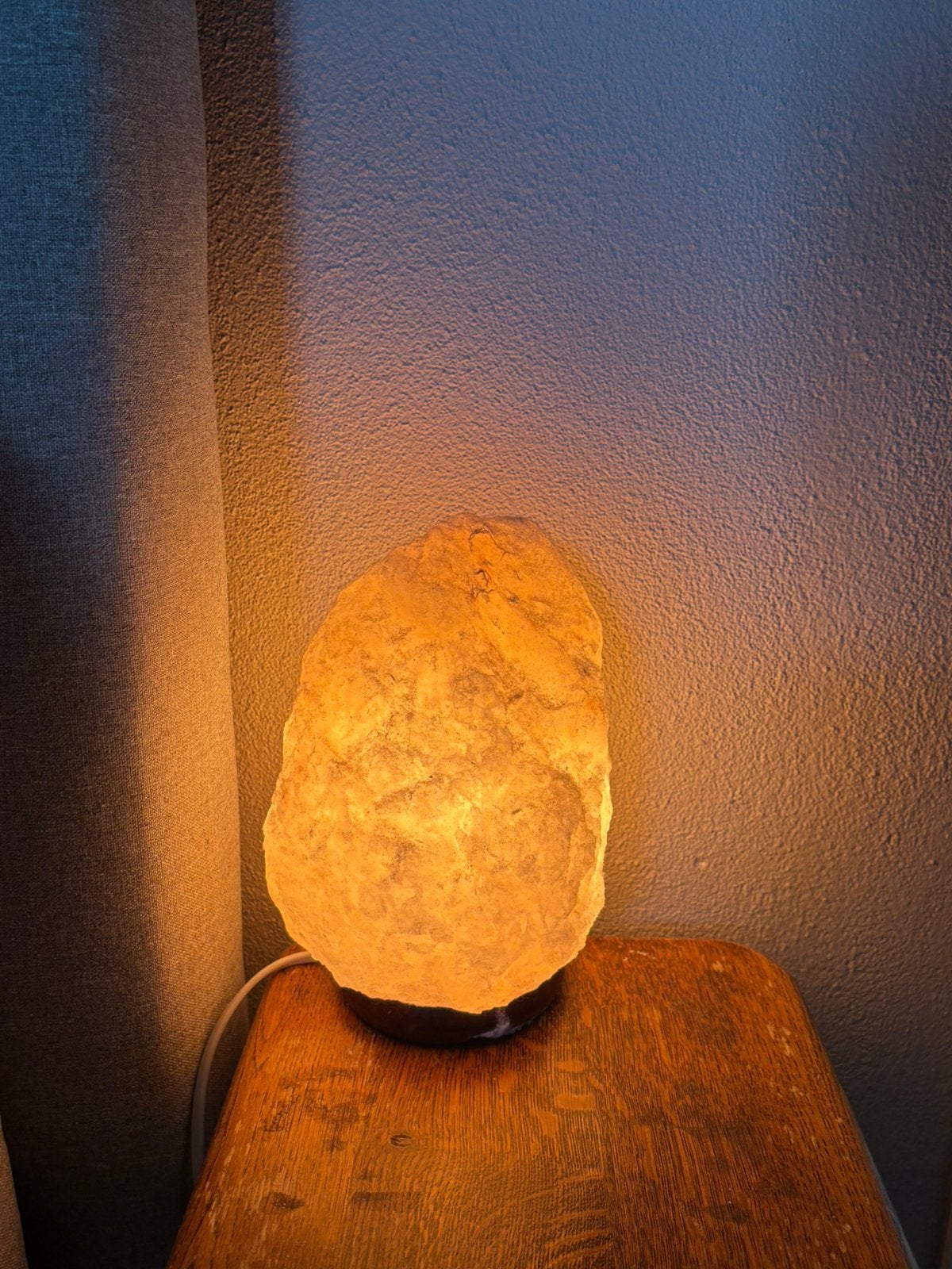 Zoutlamp, Ophalen