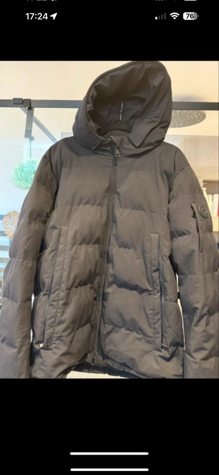 Airforce Zwarte Jas Maat XL - In Goede Staat, Kleding | Heren, Ophalen of Verzenden, Gedragen, Maat 56/58 (XL), Zwart